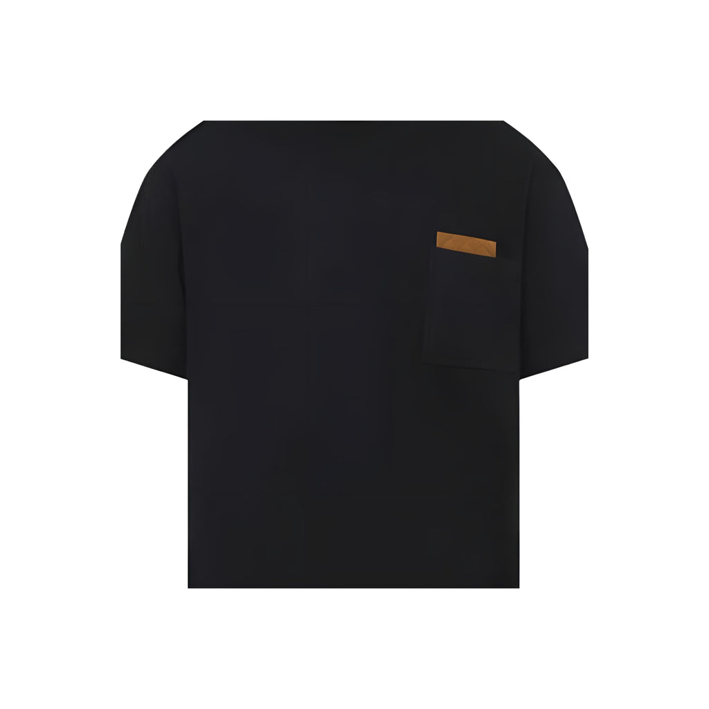 Bottega Veneta Men's Drop-Shoulder Crewneck T-Shirt – Black