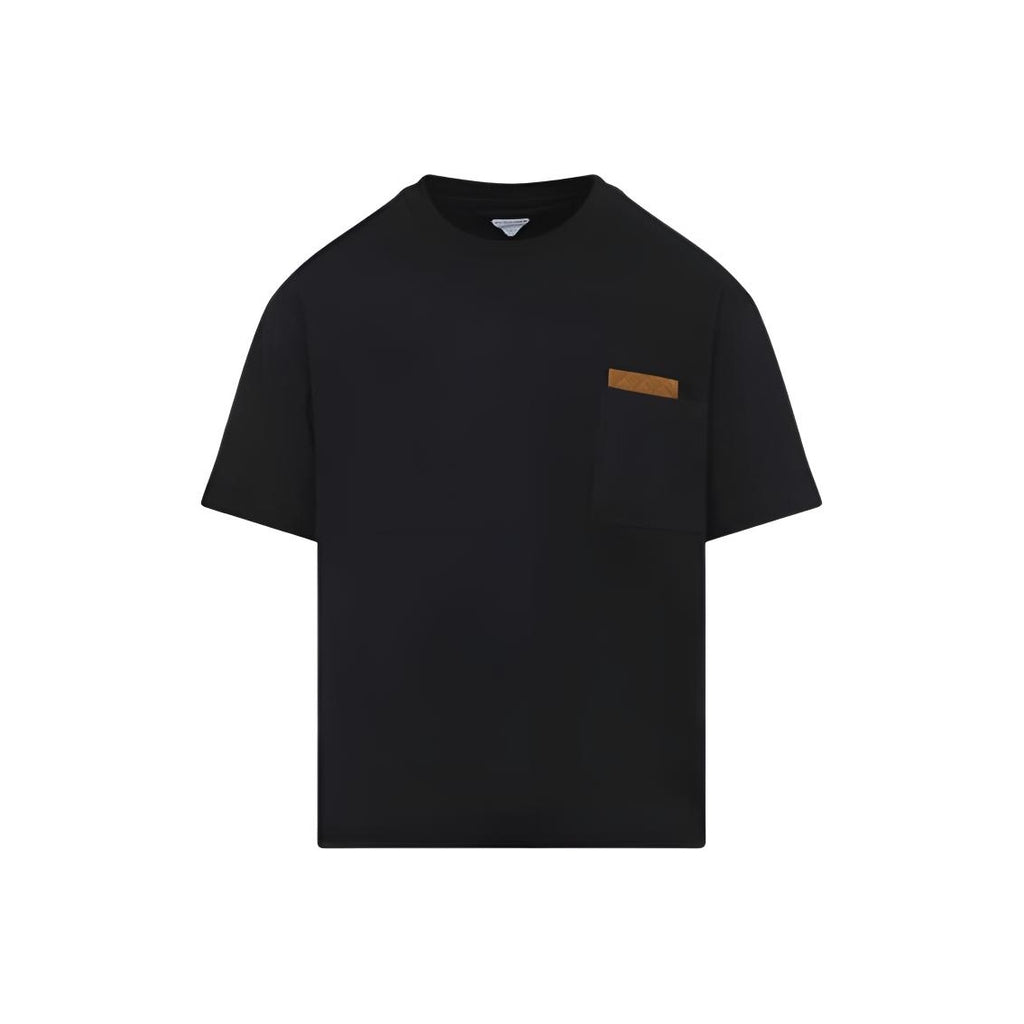Bottega Veneta Men's Drop-Shoulder Crewneck T-Shirt – Black