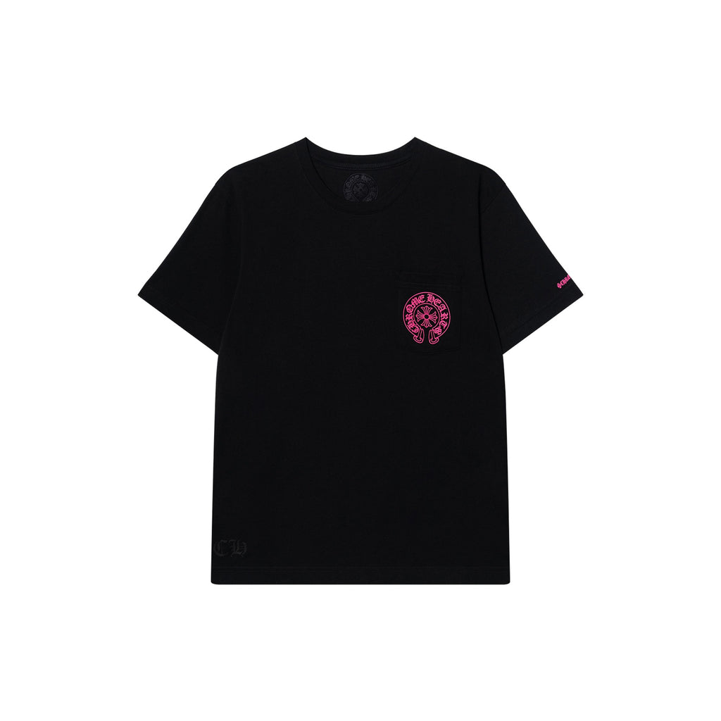 Chrome Hearts Horseshoe Cross Print Crewneck T-Shirt – Black