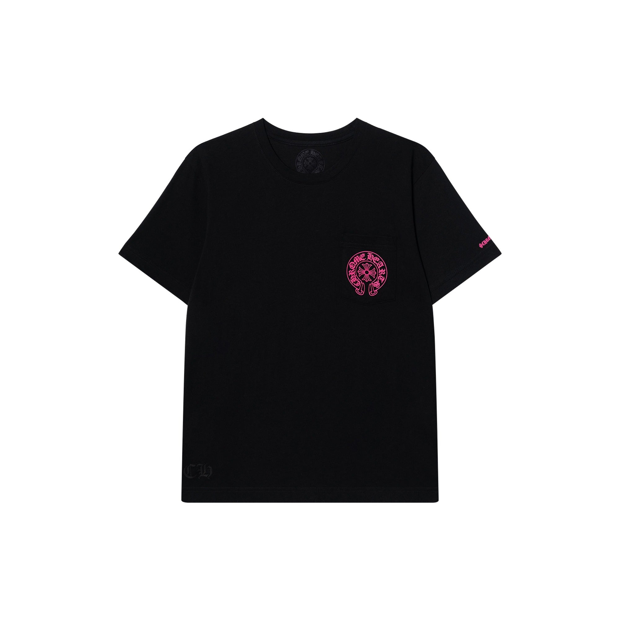 Chrome Hearts Horseshoe Cross Print Crewneck T-Shirt – Black