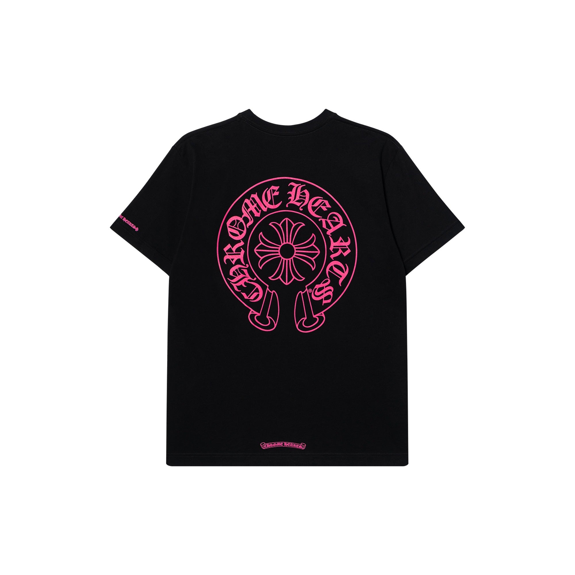 Chrome Hearts Horseshoe Cross Print Crewneck T-Shirt – Black