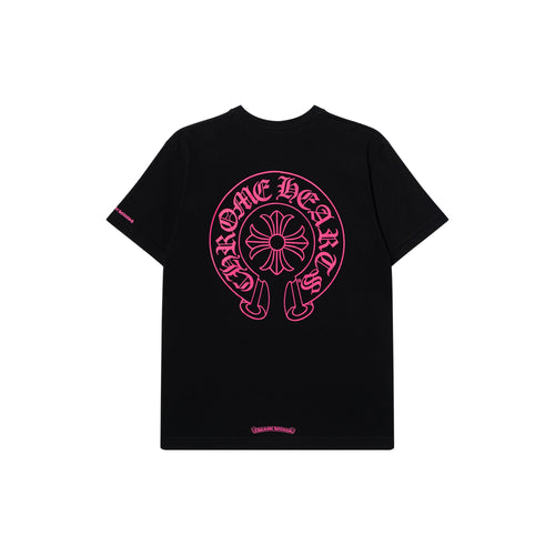 Chrome Hearts Horseshoe Cross Print Crewneck T-Shirt – Black