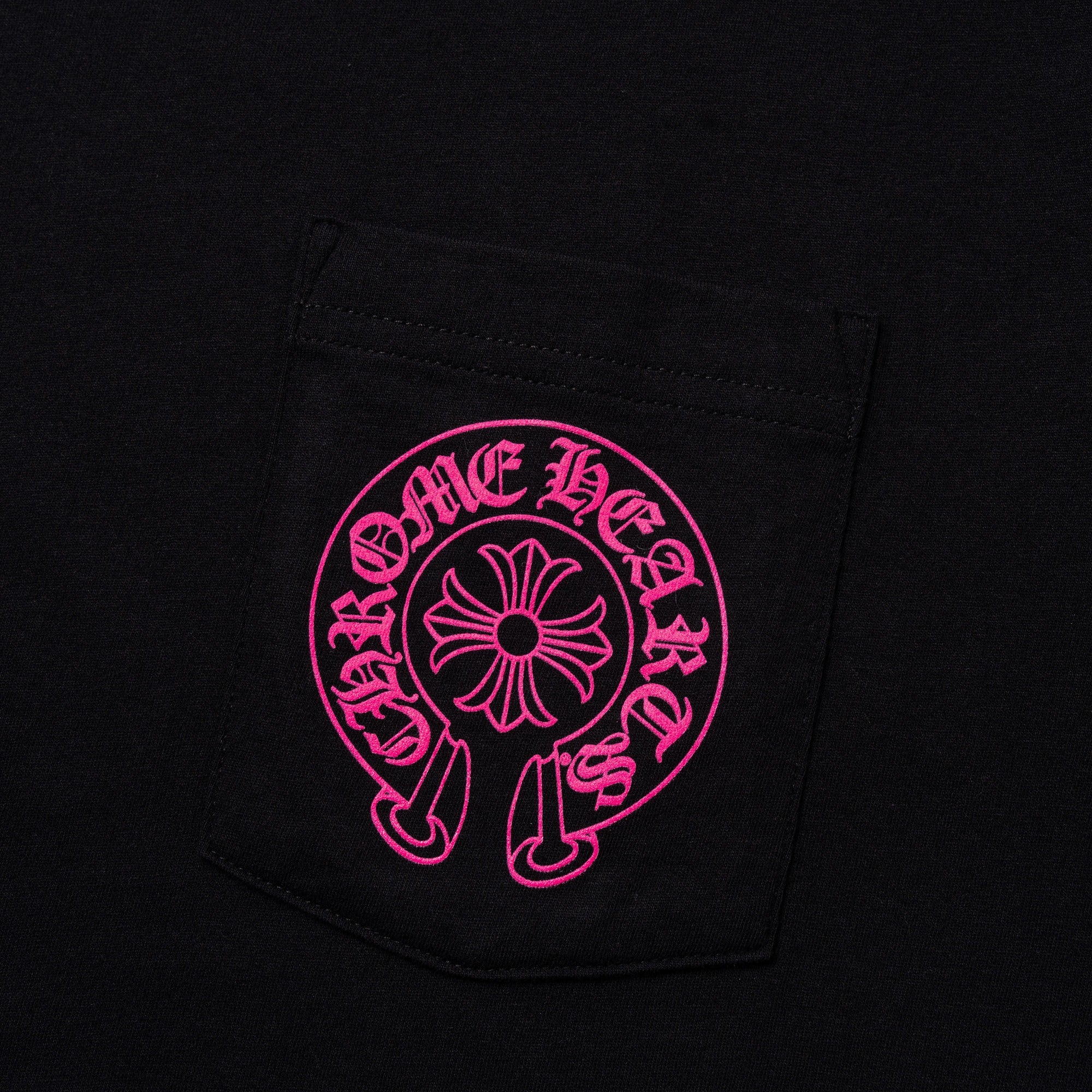 Chrome Hearts Horseshoe Cross Print Crewneck T-Shirt – Black